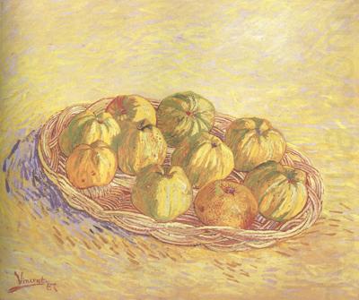 Vincent Van Gogh Still life wtih Basket of Apples (nn04) china oil painting image